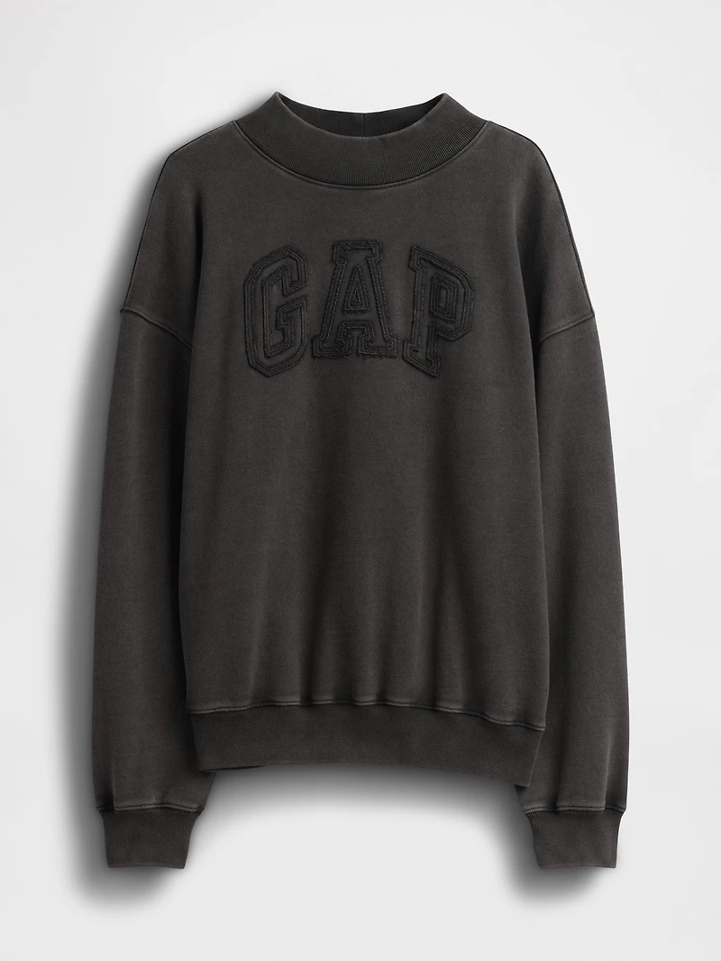 Heavyweight French Terry Oversized Mockneck Sweatshirt