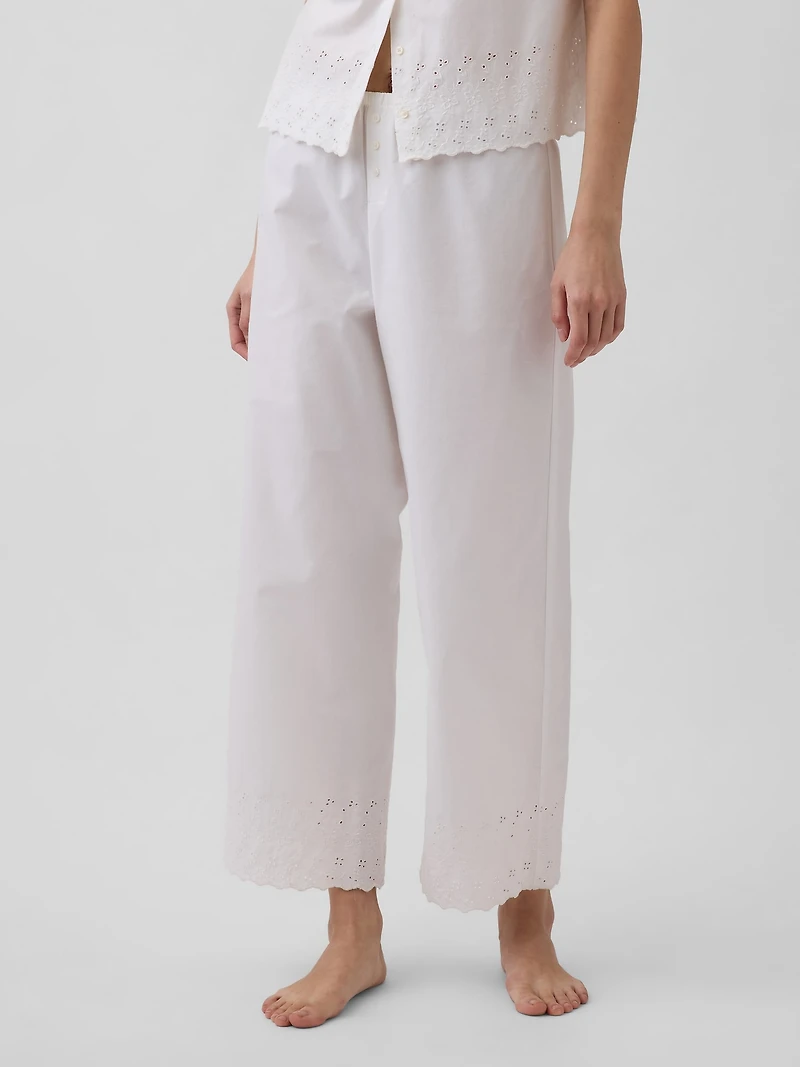 Embroidered PJ Pants