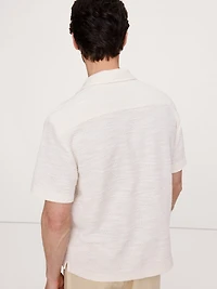 Textured Knit Resort Shirt