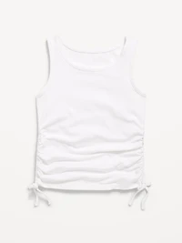 Side-Ruched Tank Top for Girls