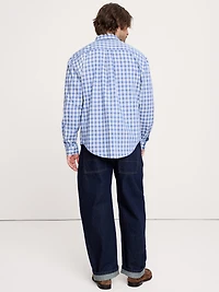 Relaxed-Fit Washed Cotton Poplin Shirt