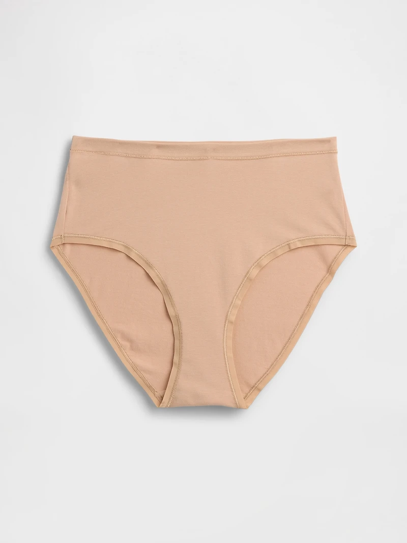 Organic Stretch Cotton High Rise Bikini