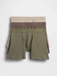 5" Organic Stretch Cotton Boxer Briefs