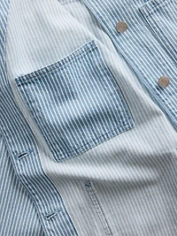Denim Stripe Chore Jacket