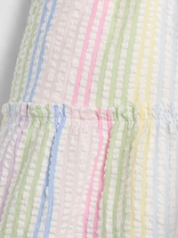 Baby Seersucker Flutter Tank Dress