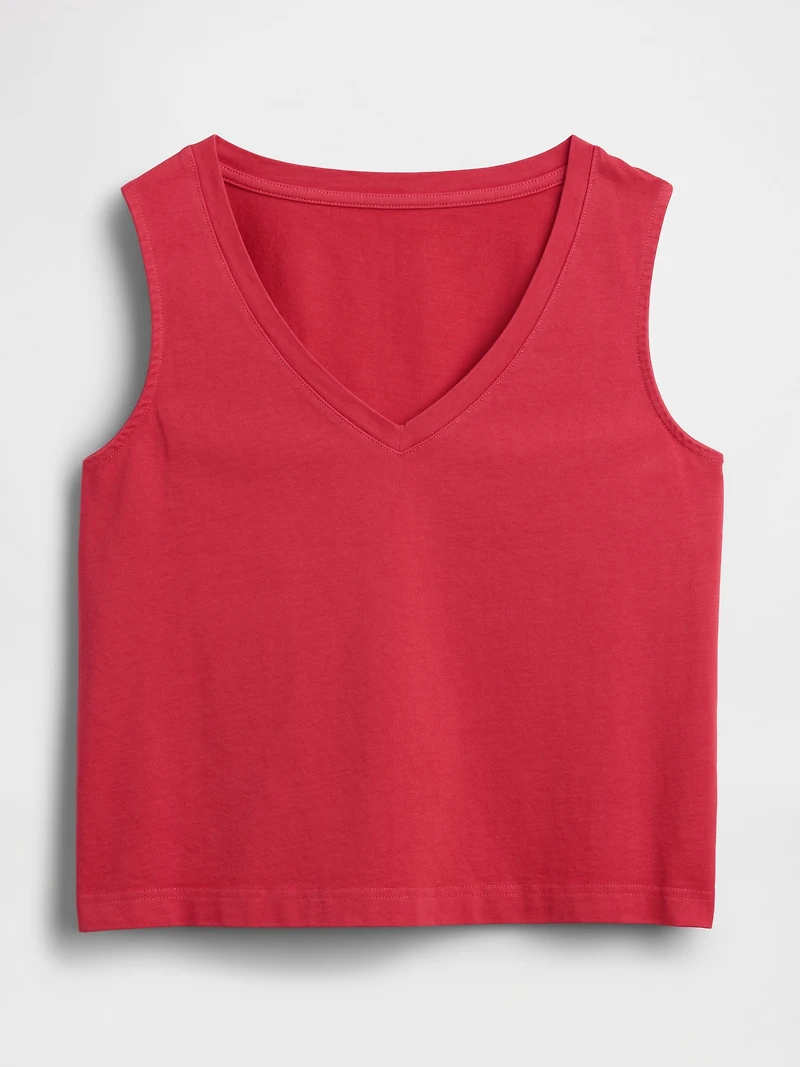 Knit Crop Tank Top