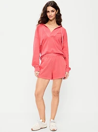 Extra High-Waisted Sweat Shorts -- 5-inch inseam