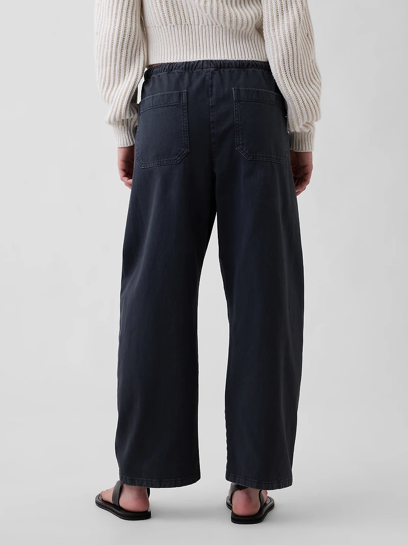 Easy Double-Knee Barrel Pants