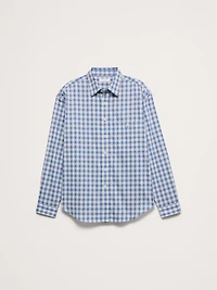 Relaxed-Fit Washed Cotton Poplin Shirt