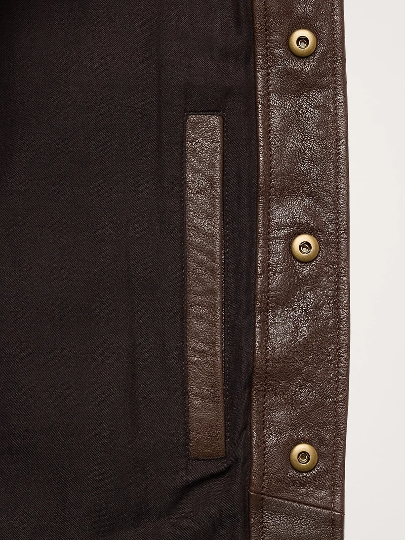 Leather Trucker Jacket