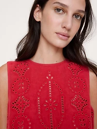 Tencel™-Linen Eyelet Tank