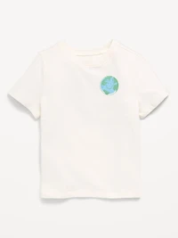 T-shirt à manches courtes imprimé unisexe pour tout-petit