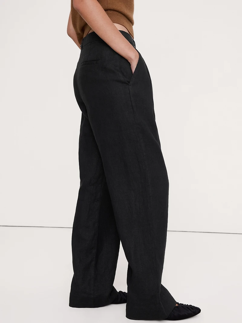 The Soho Wide-Leg Pant Linen