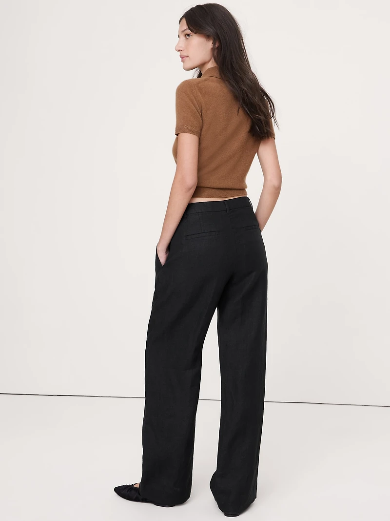 The Soho Wide-Leg Pant Linen