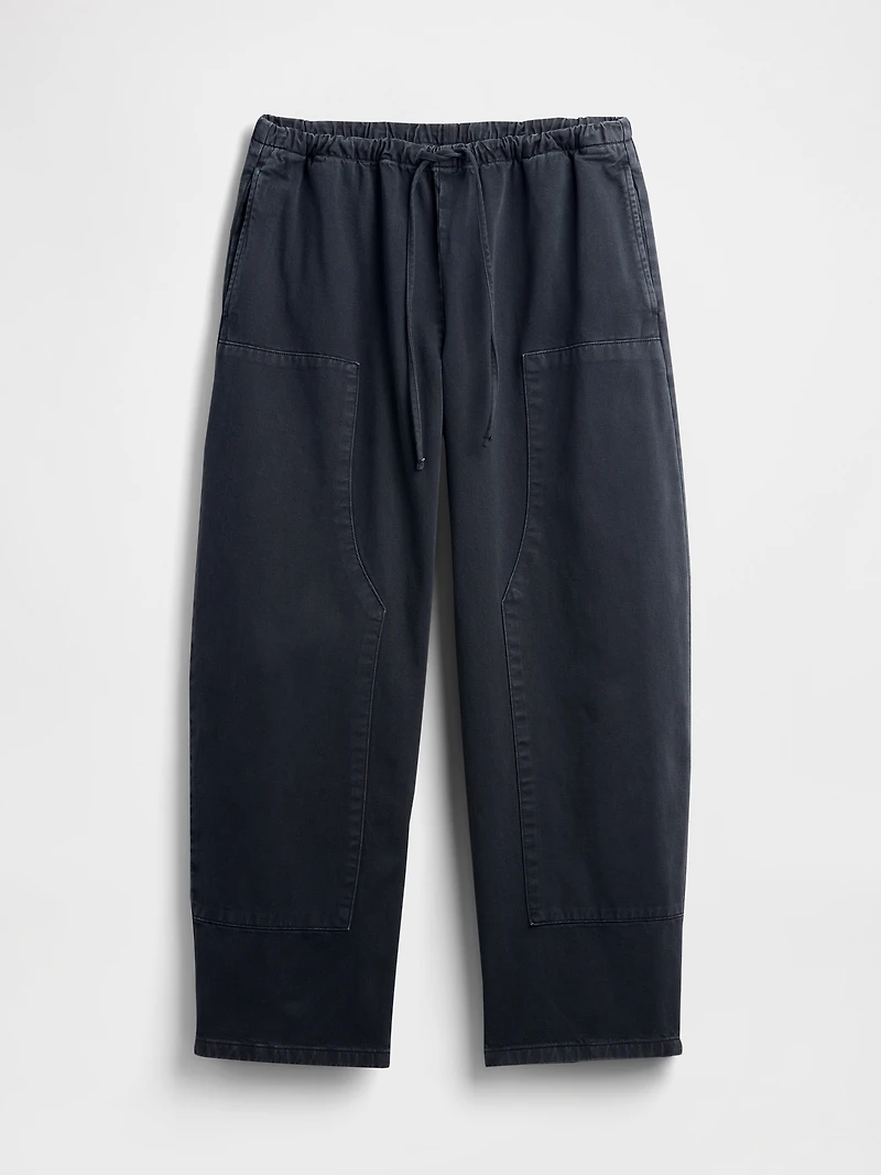 Easy Double-Knee Barrel Pants