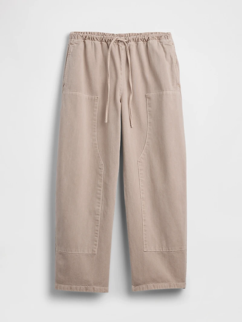 Easy Double-Knee Barrel Pants