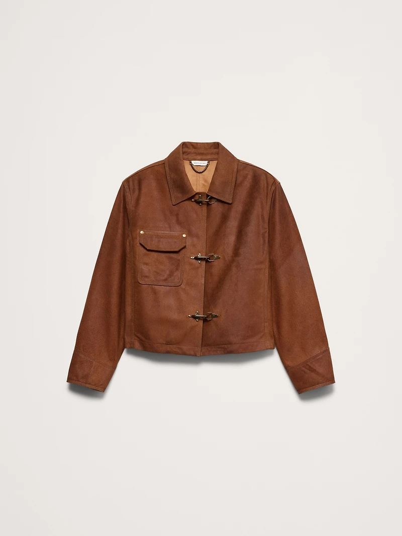 Textured Suede Jacket