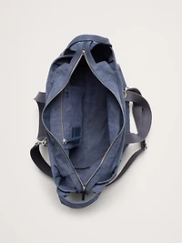 Large Cotton Canvas Weekender Bag