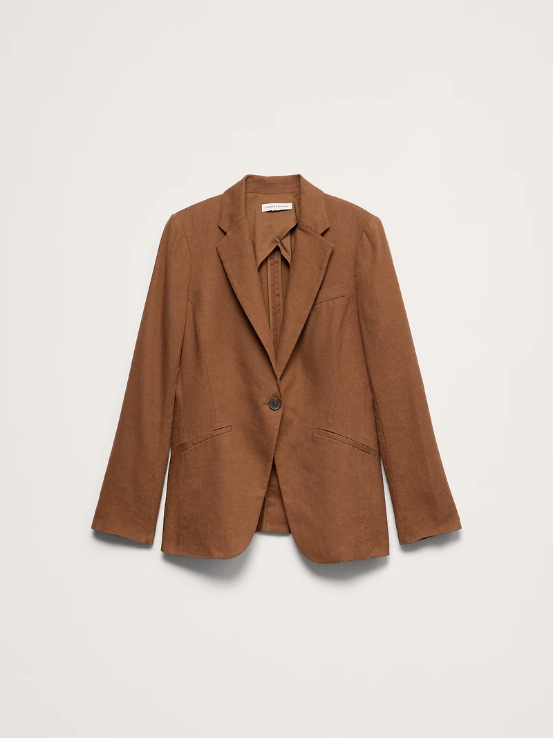 Slim Linen Blazer