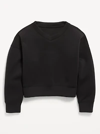 Bounce Fleece V-Neck Sweatshirt for Girls