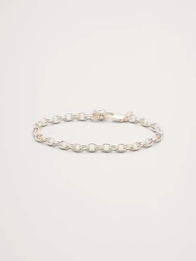 Mini Double Oval Link Chain Bracelet
