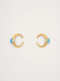 Blue Chalcedony Ear Cuff