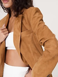 Suede Blazer