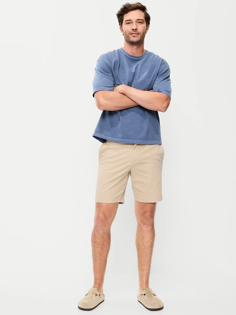 Slim Built-In Flex Rotation Chino Shorts - 8-inch inseam
