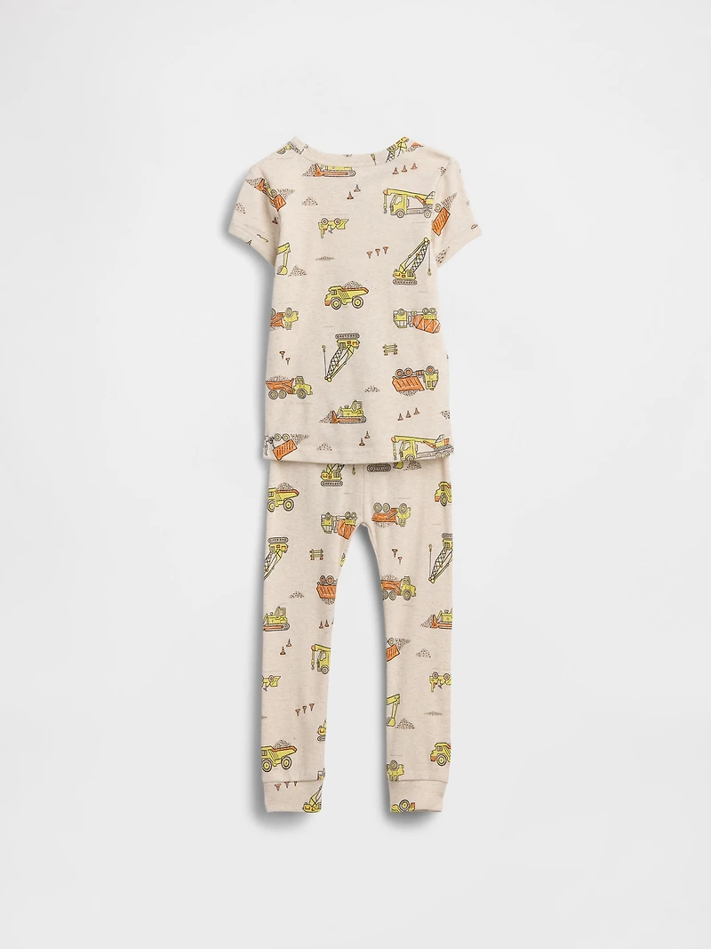 Pyjama en coton biologique brossé pour Bébé et Tout-petit