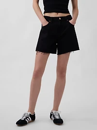 4" Mid Rise UltraSoft Relaxed Cutoff Shorts