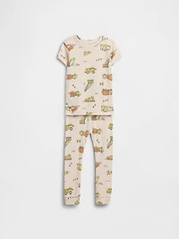 Pyjama en coton biologique brossé pour Bébé et Tout-petit