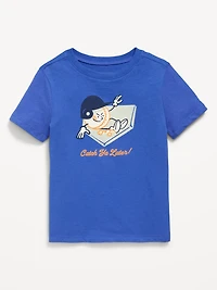 T-shirt à manches courtes imprimé unisexe pour tout-petit