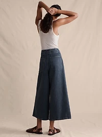 Ultra-High Rise Lightweight Culotte Jean