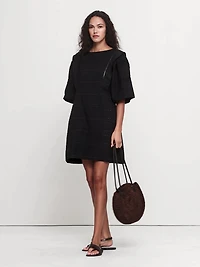 Tencel™-Linen Eyelet Mini Dress