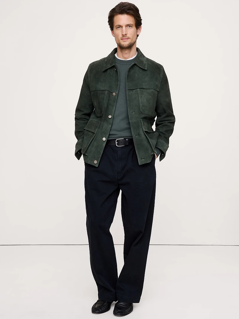 Suede Field Jacket