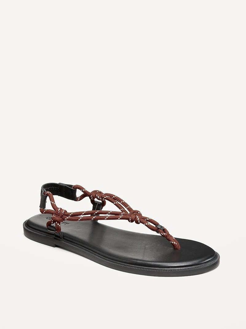 Knotted Rope Thong Sandal for Women