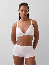 Organic Stretch Cotton Triangle Bra