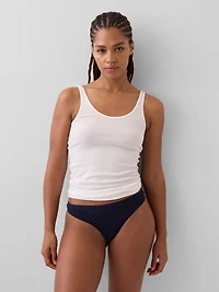 Organic Stretch Cotton Thong