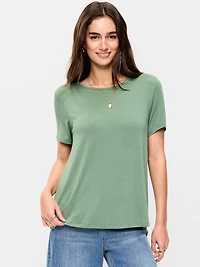 Luxe Crew-Neck T-Shirt