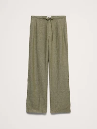 Relaxed Linen Pull-on Beach Pant