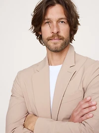 Tailored Slim-Fit Performance Suit Jacket