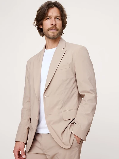 Tailored Slim-Fit Performance Suit Jacket