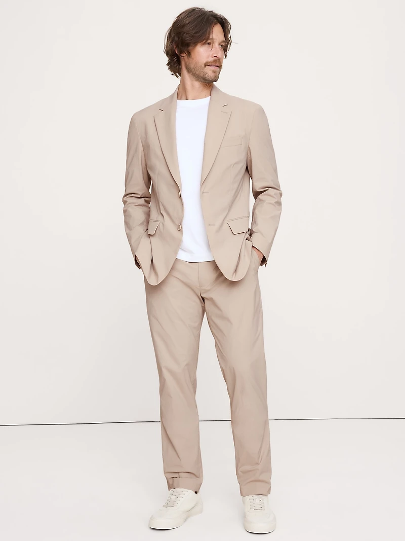 Tailored Slim-Fit Performance Suit Jacket