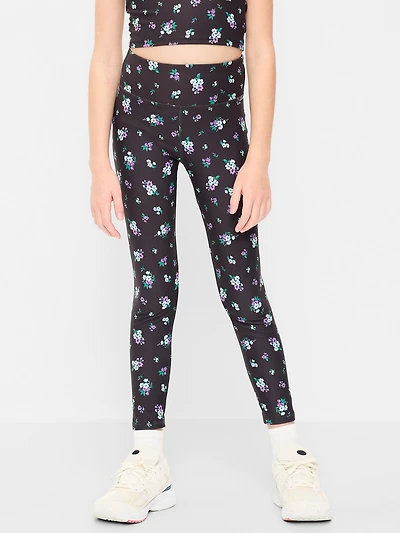 High-Waisted PowerSoft 7/8-Length Leggings for Girls