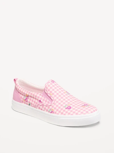 Canvas Slip-On Sneakers for Girls