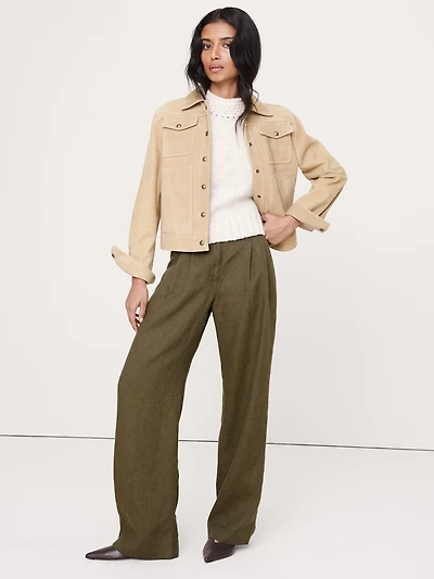 The Soho Wide-Leg Pant Linen