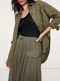 Mixed Media Utility Skirt