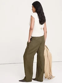 The Soho Wide-Leg Pant Linen