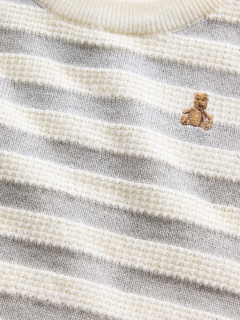 Baby Stripe Sweater Outfit Set