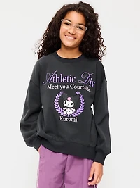 Kuromi™ Oversized Graphic Tunic Sweatshirt for Girls